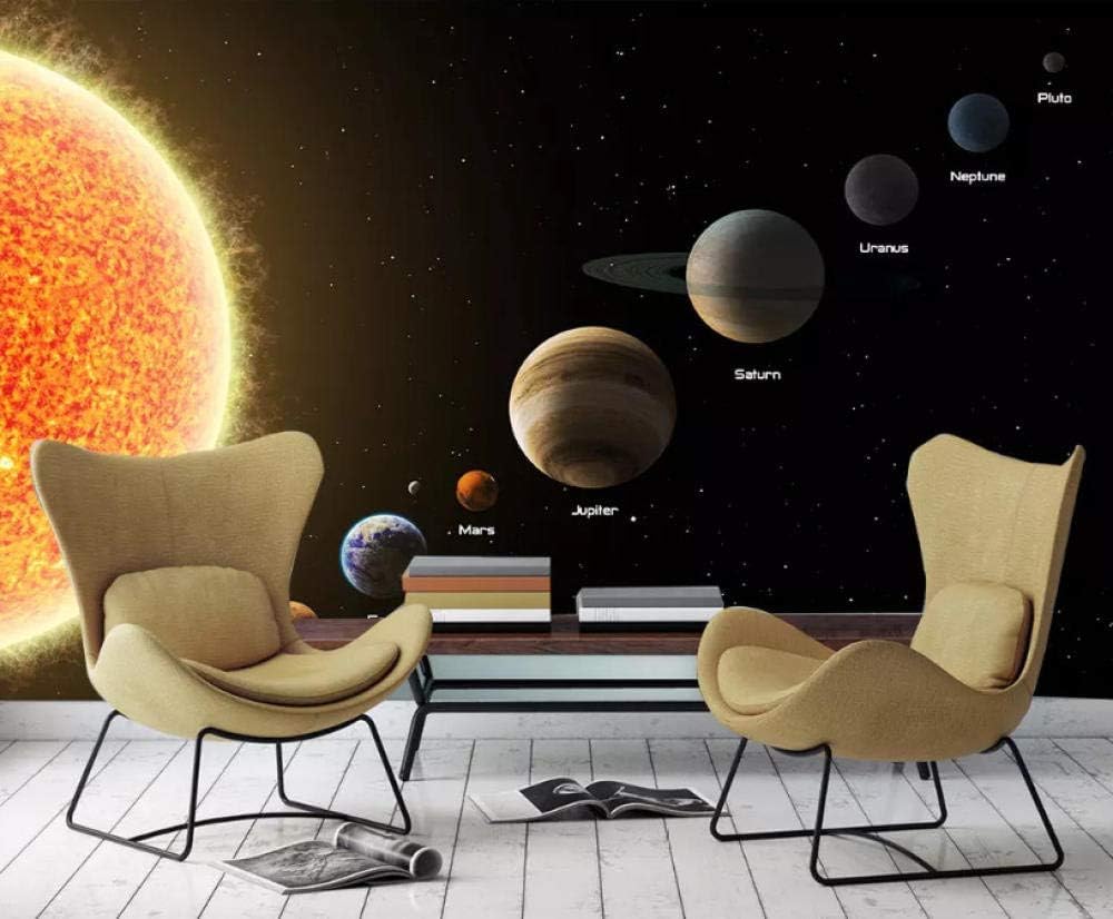 Planet Planet 3D Tapete Poster Restaurant Schlafzimmer Wohnzimmer Sofa TV Dekorative Wand-350cm×256cm