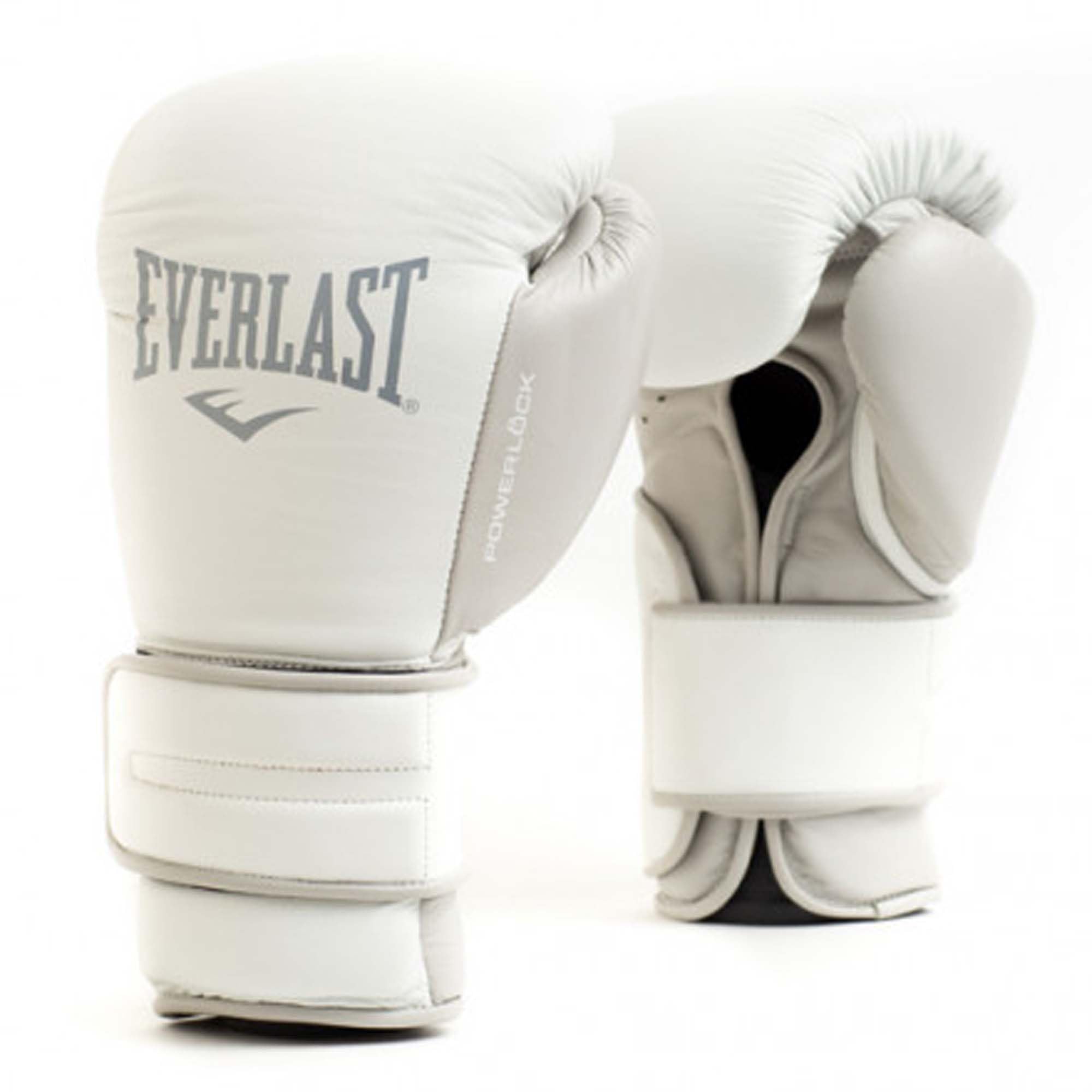 Everlast Unisex - Erwachsene Boxhandschuhe Powerlock 2 Trainingshandschuh, Weiß, 14oz