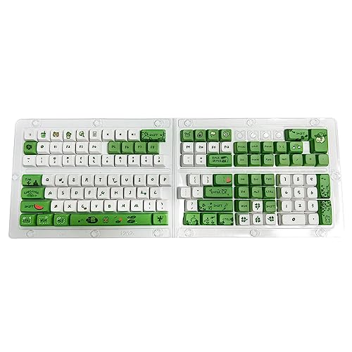 Aurgiarme Tastenkappen 125 Tasten/Set XDA Profil Cartoon Thema Tastenkappen Set Für 61/87/104/108 Layout Mechanische Tastatur Gaming Tastaturkappen