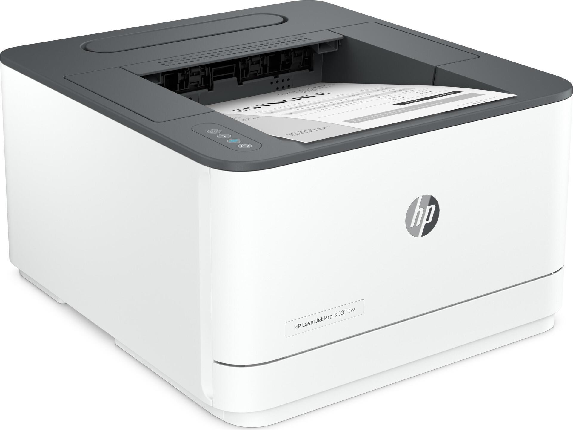 HP Laserjet Pro 3002dn Laserdrucker, Automatischer Duplex, LAN, USB, HP Smart App, Business Drucker mit zentraler Druckerverwaltung