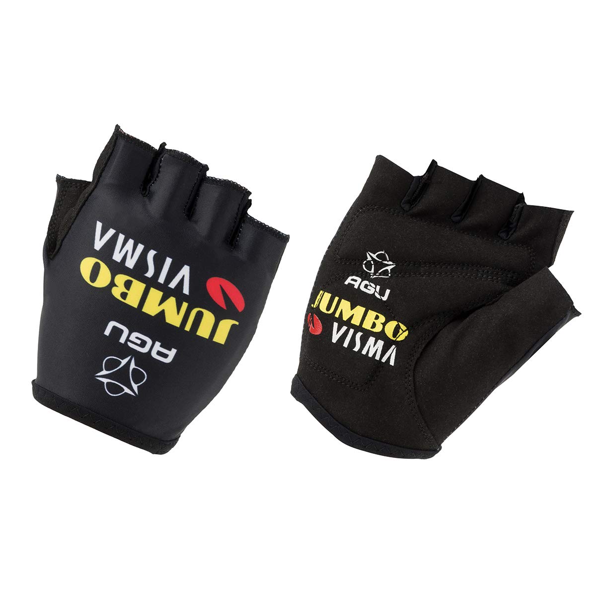 AGU 8717565902756 Handschoen Jumbo-Visma Replica, Unisex, Erwachsene, Schwarz, M