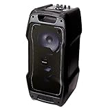 Aiwa KBTUS-400 Trolley-Lautsprecher Bluetooth-Verbindung v5.0, 600 W / 80 W RMS-Schallleistung. 3-Wege-Lautsprecher