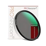 PROfezzion Polfilter 58MM Zirkularpolarisationsfilter Mehrschichtiger HD 12-Lagen-CPL-Filter für Canon EOS 2000D 1300D 1200D 850D 800D 760D 750D 700D 650D 100D 200D 250D with EF-S 18-55mm Kit-Objektiv