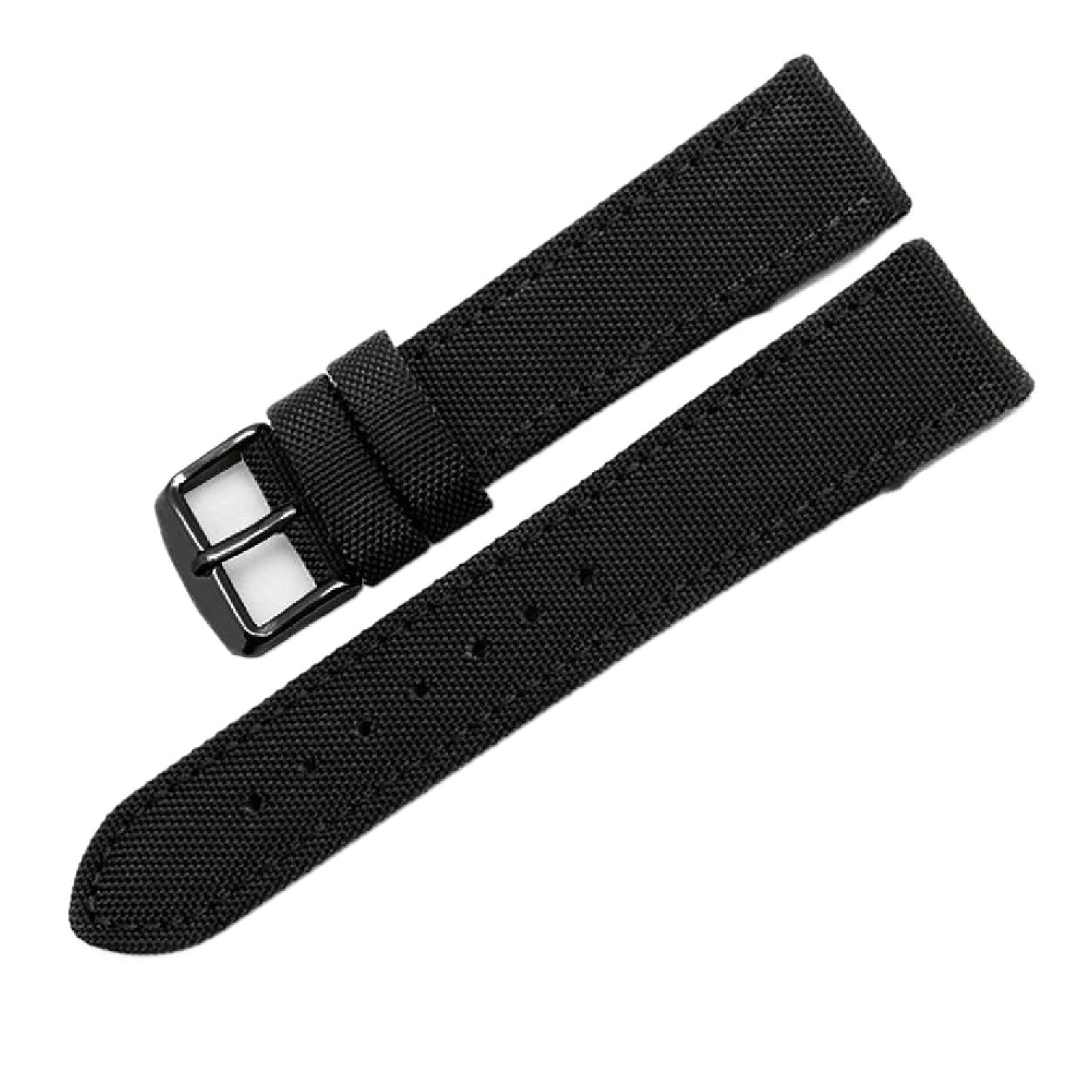 SpaRcz Canvas-Uhrenarmband für Herren, 18-24mm, Farbe 5, 22mm