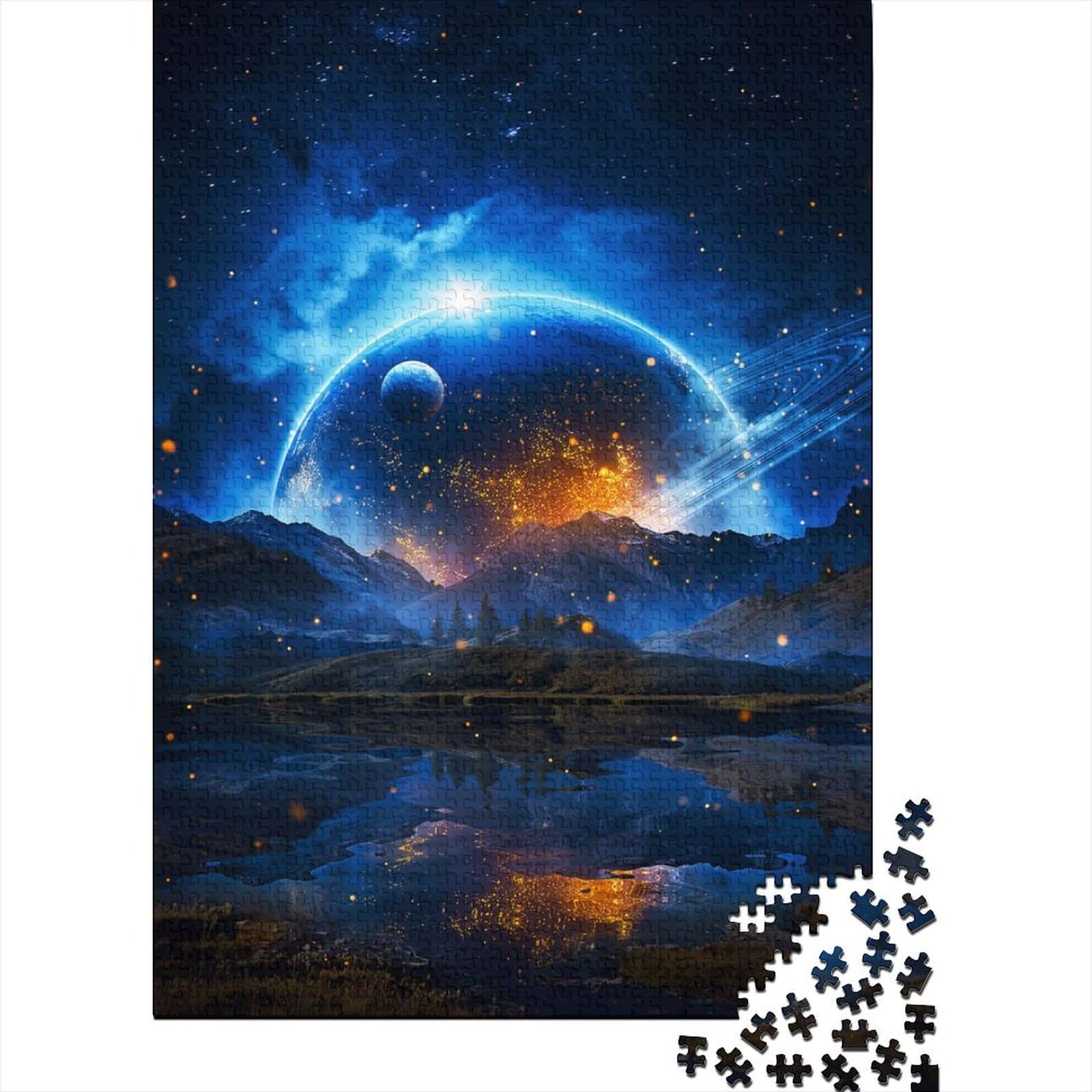 Space Is Wild Puzzles Puzzles für Erwachsene Teenager 1000 Teile Puzzles für Erwachsene Spielspielzeug für Erwachsene Familienpuzzles Geschenk 75x50cm