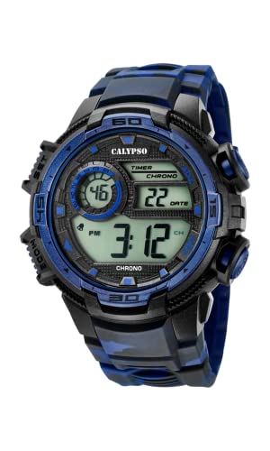 Calypso Herren Digital Quarz Uhr mit Plastik Armband K5723/1