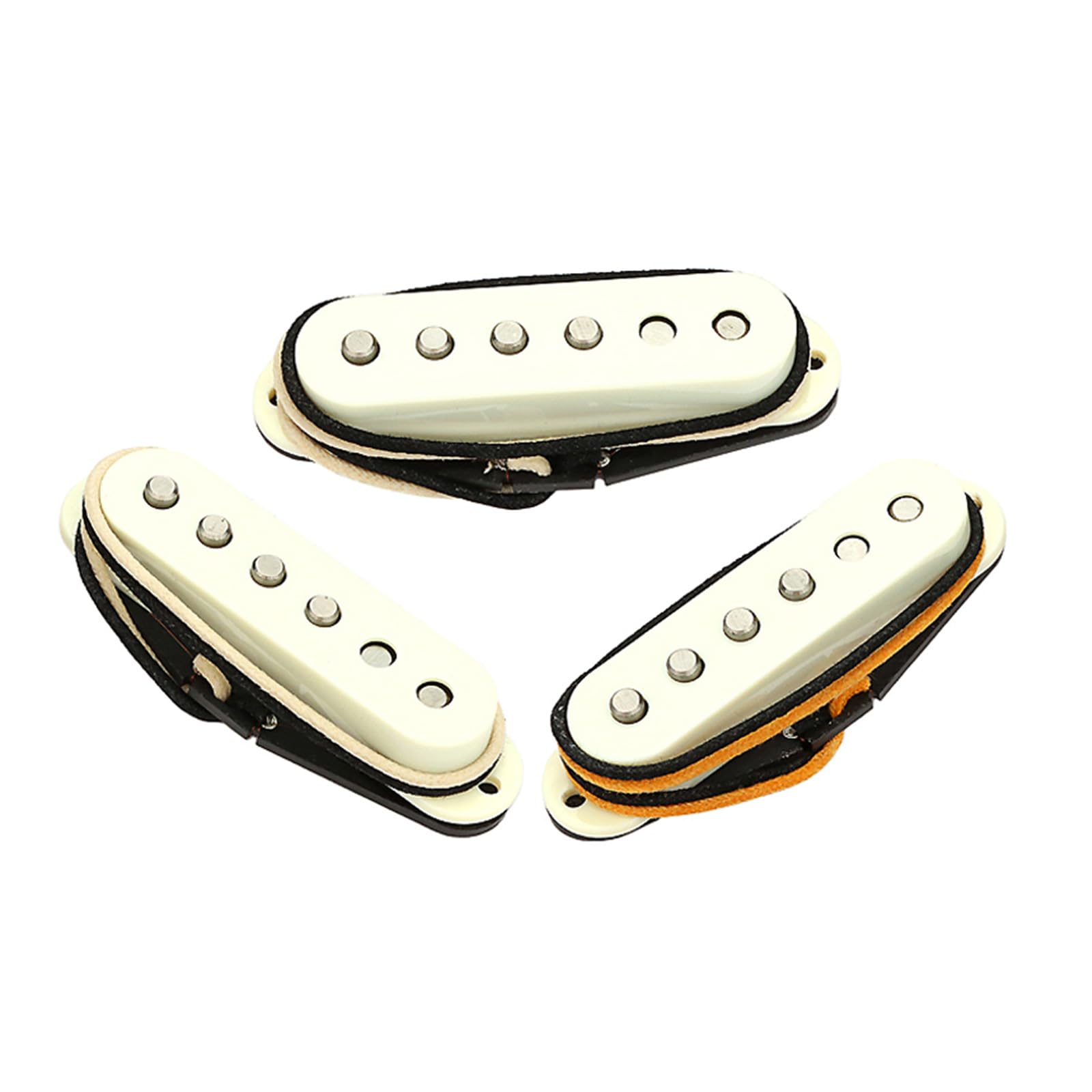 Single Coil Tonabnehmer Set Alnico 5 Pickup E-Gitarre Hals/Middle/Bridge Pickup ohne Tonabnehmer Abdeckung einfach zu bedienen