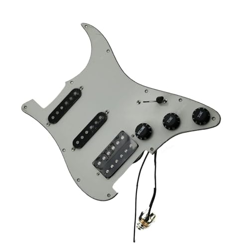 Standard-Pickguard-Tonabnehmer Schwarzer SSH 7-Wege-Typ voll beladener Gitarren-Pickguard-Single-Coil-Humbucker-Tonabnehmer (Color : 2)