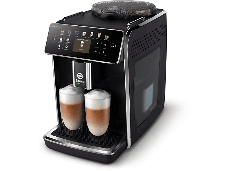 SAECO SM6580/00 GranAroma 12 Kaffeespezialitäten Kaffeevollautomat Schwarz