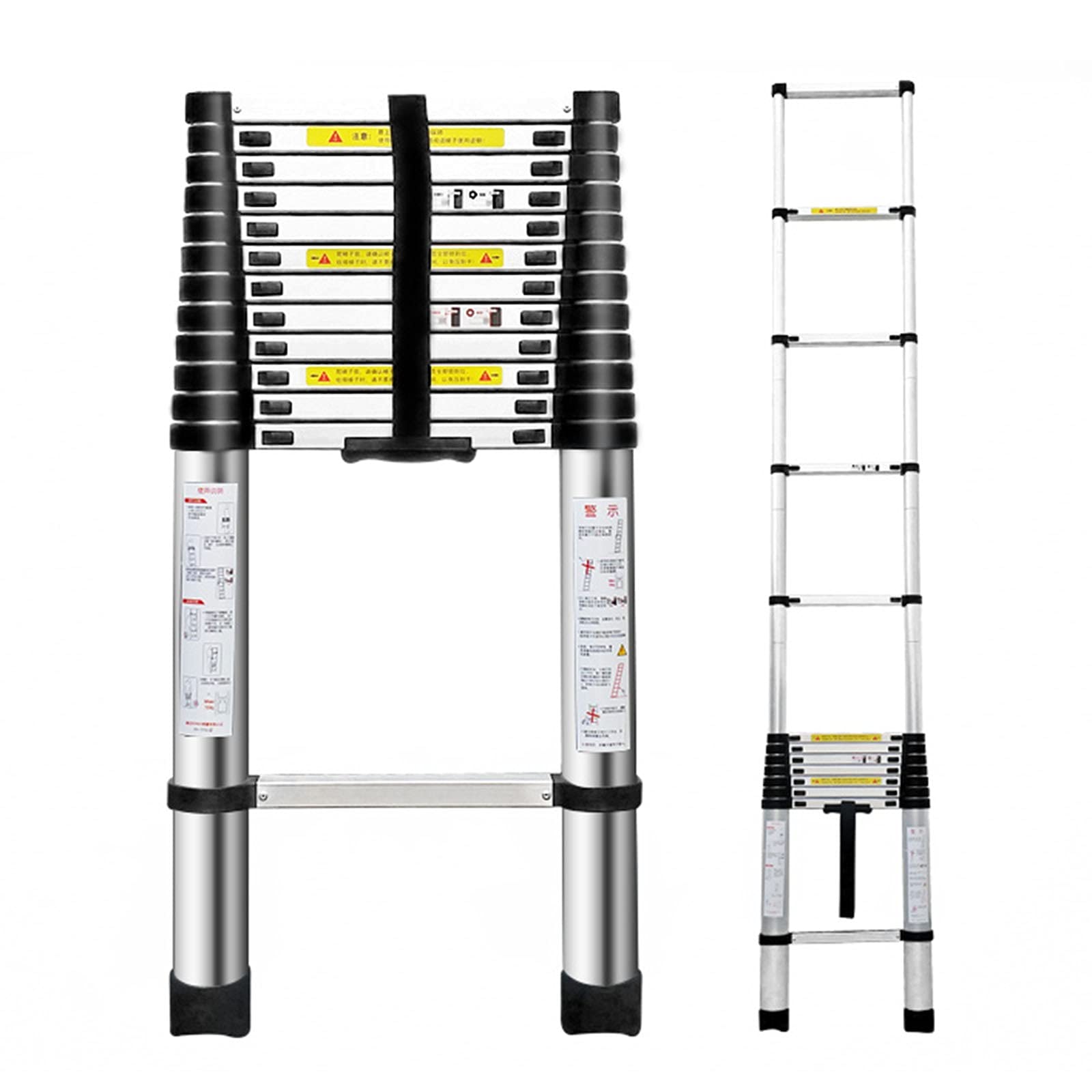 Teleskopleiter für Wohnmobil-Dachzelt 8 m/7 m/6 m/5 m/4 m/3 m/2 m/1 m, ausziehbare Teleskopleiter aus Aluminium für den Innen- und Außenbereich, Tragkraft 150 kg (Größe: 5,8 m/19 Fuß) interessant