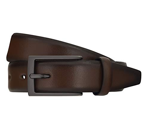 LLOYD Men's Belts Gürtel Herrengürtel Ledergürtel Herrenledergürtel Brandy 7771, Farbe:Braun, Länge:100