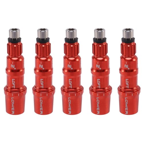 SICOSALT 5X 335 RH Golf Adapter HüLle für SIM, M1, M2, M3, M5, M6 Custom Driver Rot