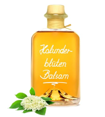 Holunderblüten Balsam Essig - Spezialität 1L mit herrlicher Holundernote 5% Säure vegan Holunder Blüten