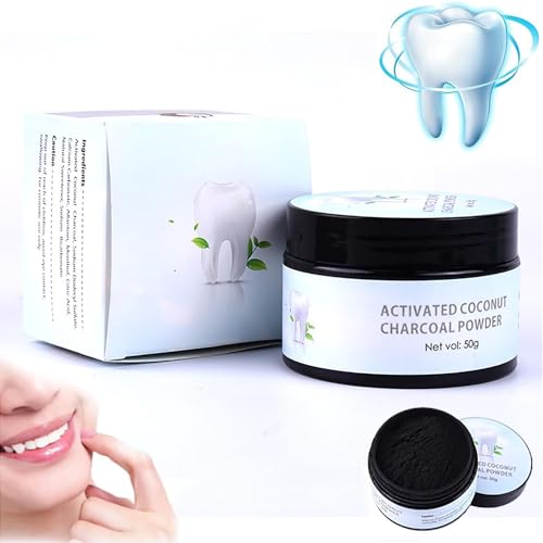 Amore Paris Teeth Whitening, Activated Coconut Teeth Whitening Powde,Amore Paris Tooth Whitening Powder, Activated Charcoal Powder, Effective Remover Stains from Coffee (1 pcs)