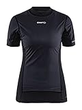 Craft Damen Active Extreme X Wind Ss W Oberteile, Schwarz/Granit, M