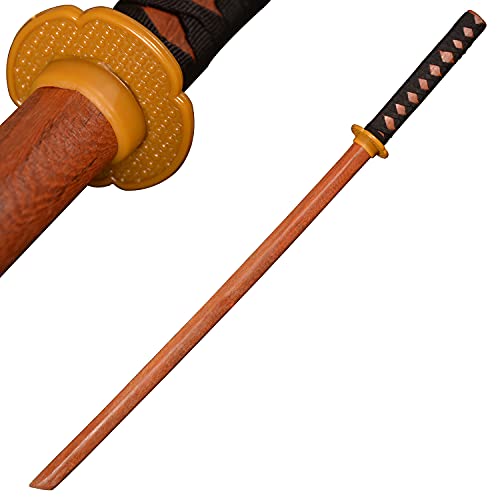 LQZJG Training Schwert Katana Praxis Schwert Original Holz geschnitzt Drachen Muster 99cm