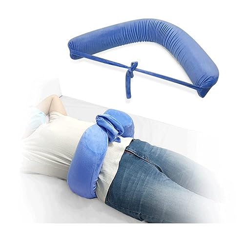 NEPPT Lendenwirbelkissen zum Schlafen, Schmerzlinderung im unteren Rücken, Skoliose-Kissen, Rückenstütze für Bett, Stuhl, Hüfte, Taille, Seitenschlaf, ergonomisches Kissen (Größe L)