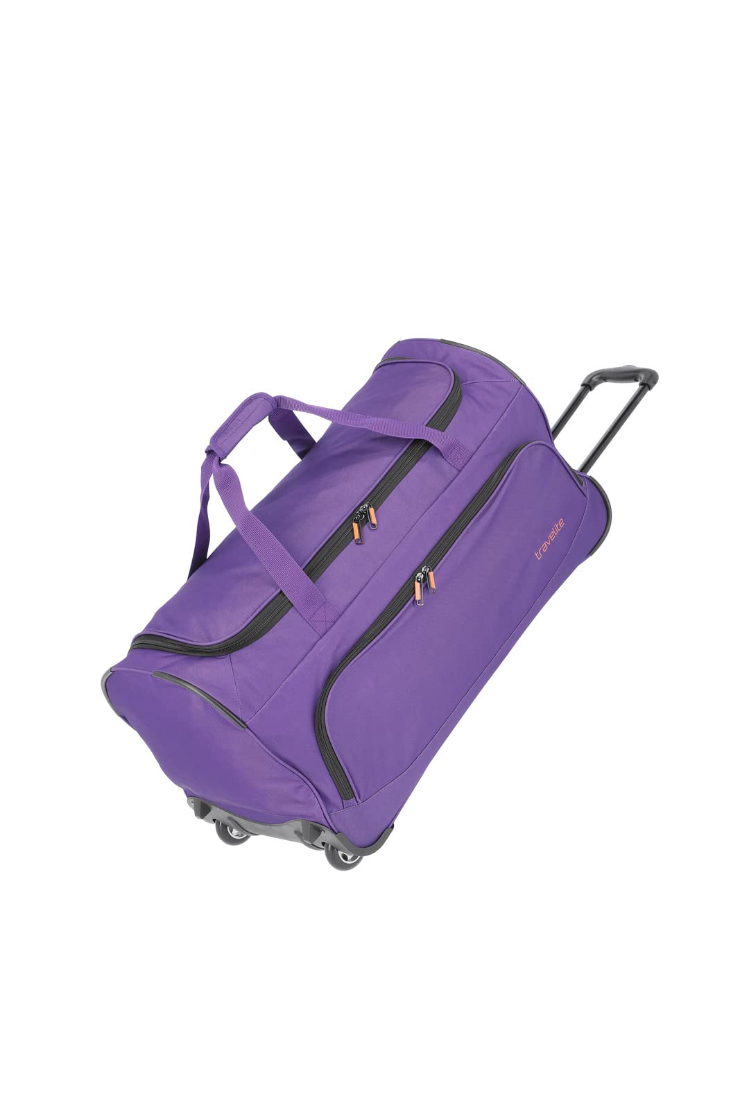 travelite Trolley Reisetasche mit Rollen, Sporttasche BASICS FRESH, Weichgepäck Rolltasche mittelgroß im sportlichen Design, 71 cm, 89 Liter