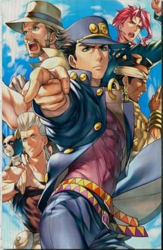 Hfmquisutron 1000 Stück Holzpuzzle Jonathan.Joestar Japanisch Klassisch Abenteuer Anime Poster Jigsaw Spaß Spiel Spielzeug Für Erwachsene Rt38Ha