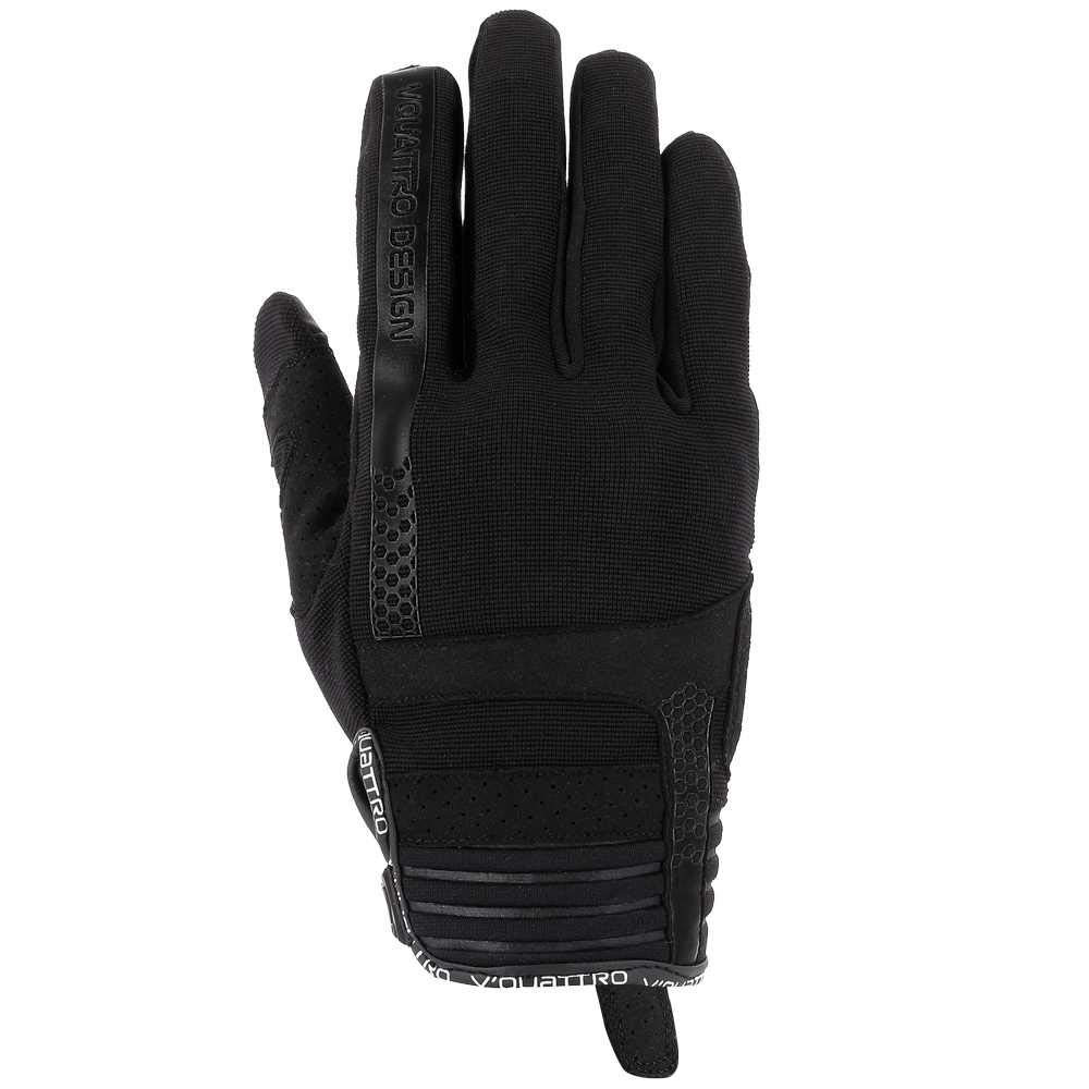 V Quattro Design Rush 18 Herren Handschuhe, Schwarz, Größe 3XL