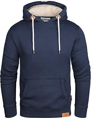 Grin&Bear Herren Kapuzenpullover Navy, M, GEC473