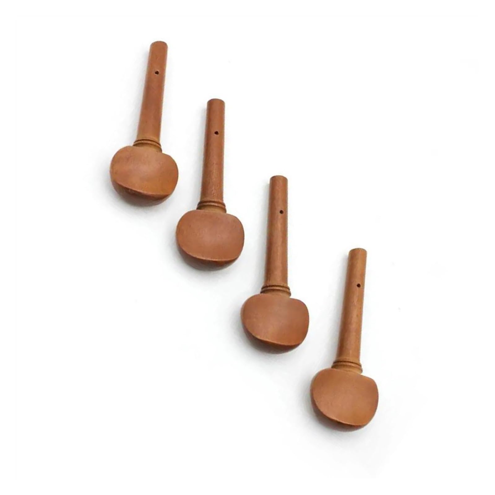 Violin Music Instrument Zubehör 4 teile/satz 4/4 Größe Violine Geige Tuning Peg Set Holz Ersatz Violine Teile