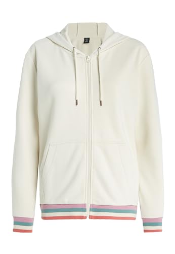 Protest Ladies Full Zip Hoodie NXGJUNOH Kitoffwhite Xs/34