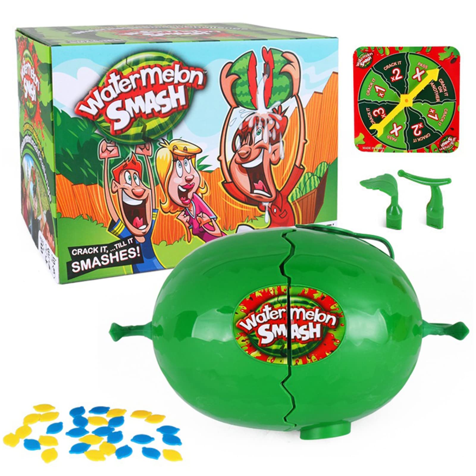 QRONCES Pädagogisches Wasserstrahlen Wassermelone Zerquetschen Spielzeug Kinder Puzzle Spielzeug Spiel Casual Get Together Eltern Kind Lustige Tisch Spiele