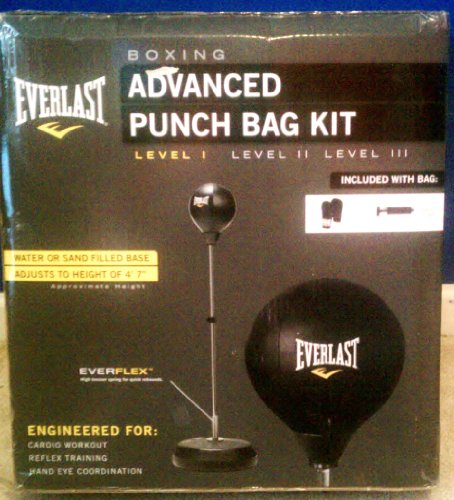 Everlast Freistehender Boxsack und Handschuh-Set