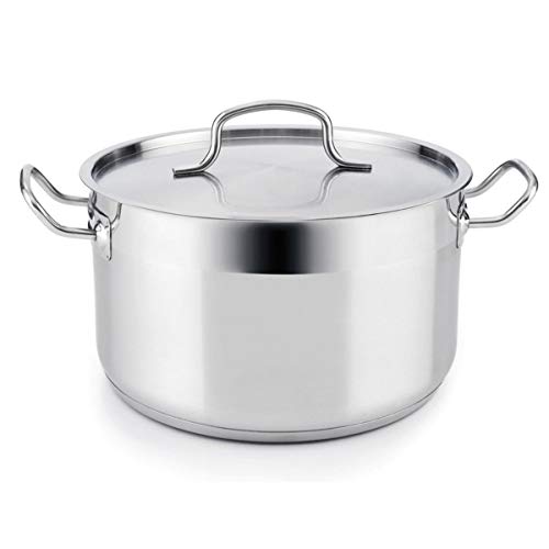 Quid Cook INOX Basika Kochtopf, Edelstahl 26 x 20 cm