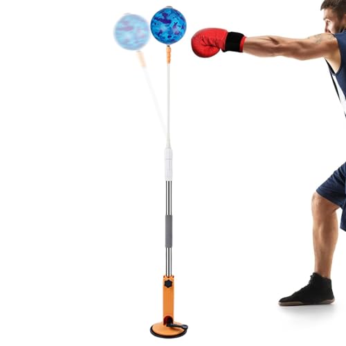 Takluu Reflex-Boxsack, Stand-Speedbag,Boxtraining Speed ​​Bag - Übungs-Boxsack mit Ständer, Speed-Boxball für Erwachsene und Jugendliche