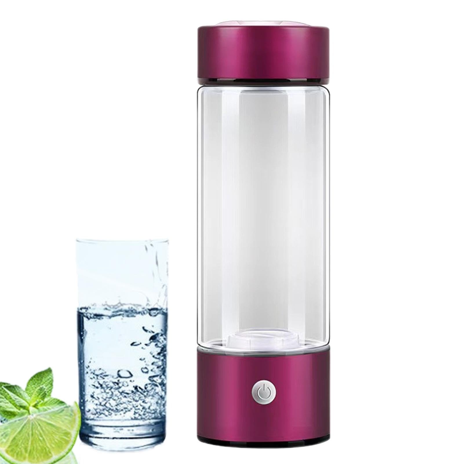 Tragbare Wasserflasche | USB wiederaufladbarer Wasserstoff-Wasserbecher | 420-ml-Wasserbecher in Lebensmittelqualität, abnehmbare Trinkflasche für Outdoor-Sportarten