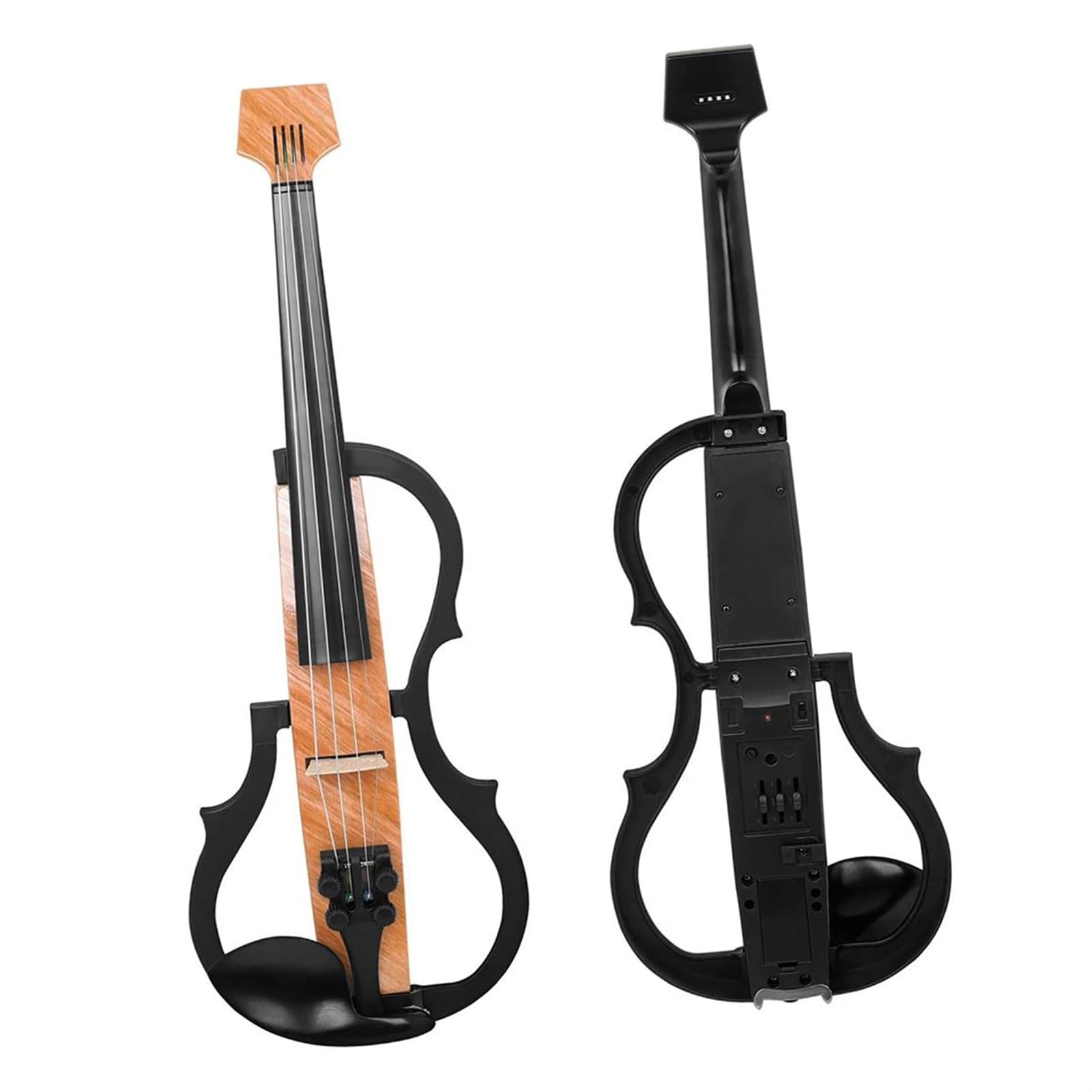 Standard Violine 4/4 Violine Stille Elektroakustische Violine Kopfhörer Anschluss Geige Zubehör