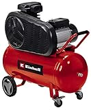 Einhell Kompressor TE-AC 430/90/10 (3000 W., max. 10 bar, 90 l-Tank, 430 l/min Ansaugleistung, Motordrehzahl 2850 min^-1, Druckminderer, ölfrei)