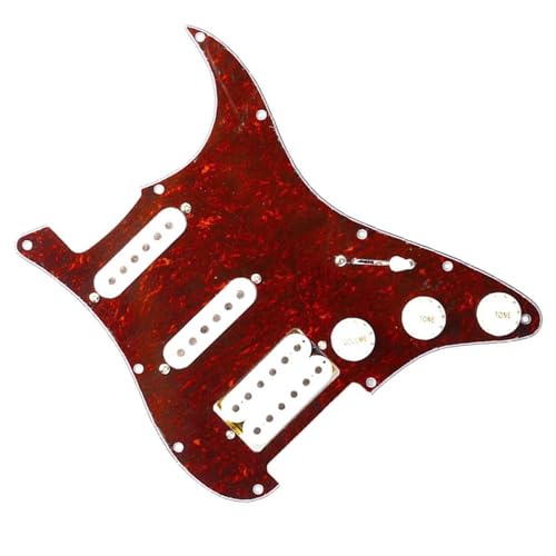 Standard-Pickguard-Tonabnehmer SSH E-Gitarre mit vorverkabeltem Schlagbrett und Tonabnehmer-Set, Humbucker-Tonabnehmer (Color : N)