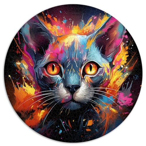 Puzzles Spiele Sphynx Spellbound Puzzle 1000 Teile Puzzle 67,5x67,5cm Lernpuzzle Spaß bei Heimaktivitäten, Geburtstagsgeschenk, Reisegeschenke,