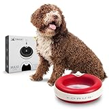 Torus Pet Maxi Gefilterter Wassernapf (rot) – 2 Liter – Napf für Zuhause und unterwegs – Autofill – Kein Auslaufen – Antimikrobiell – BPA-frei – Hund – Katze