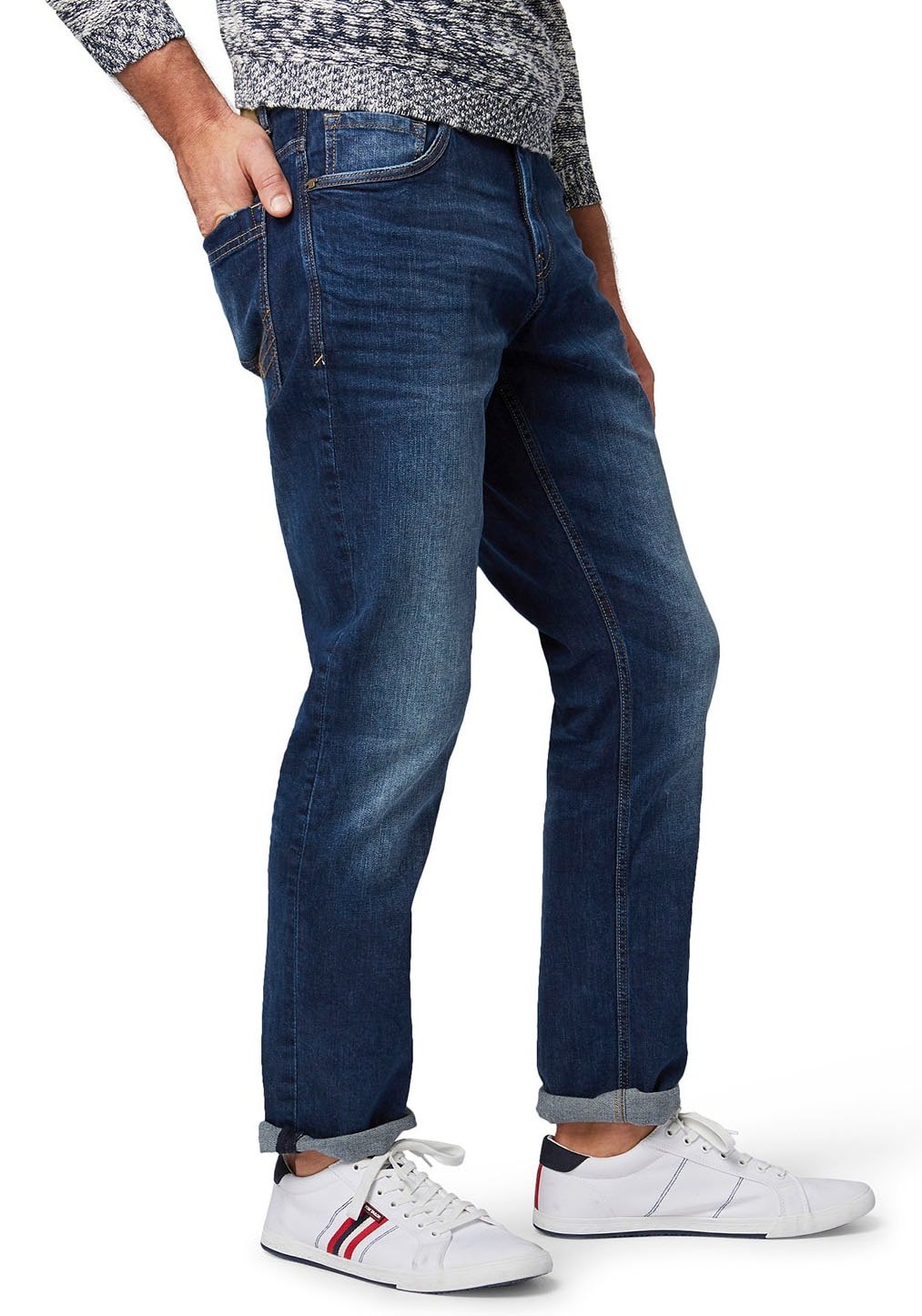 TOM TAILOR 5-Pocket-Jeans "Josh", in Used-Waschung 3