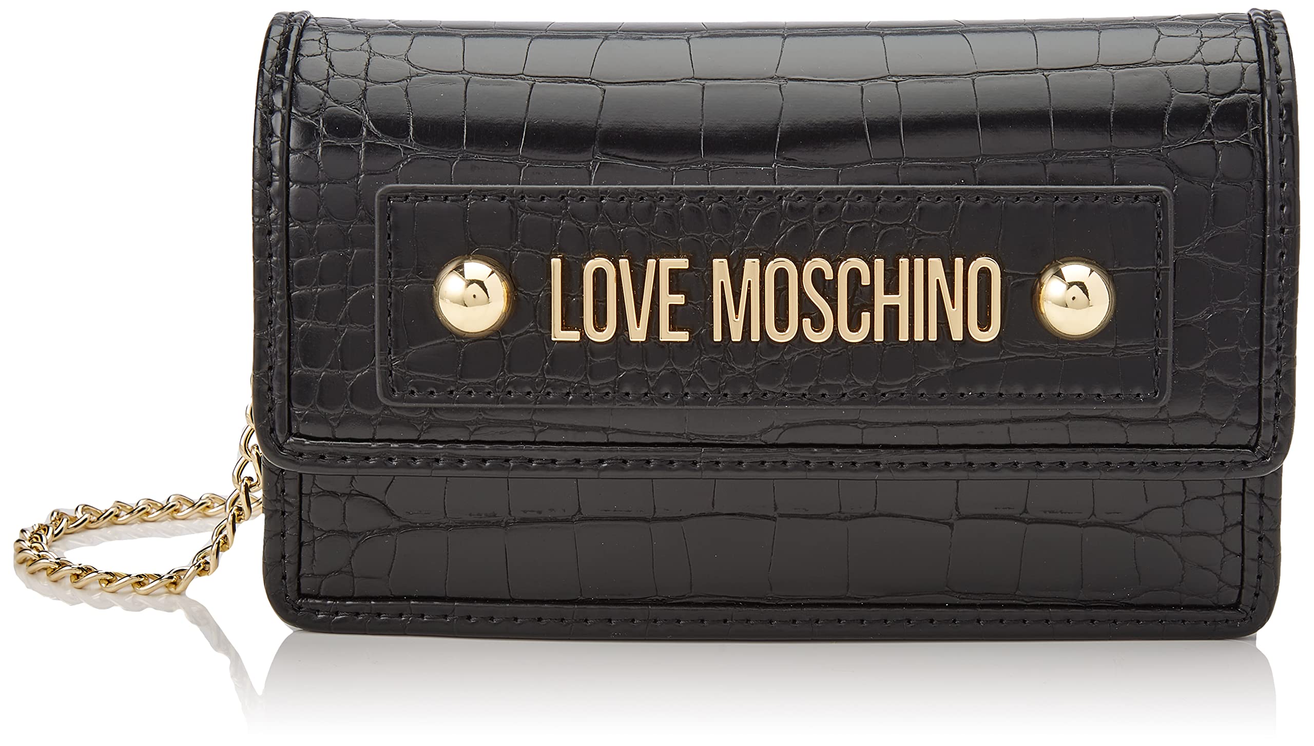 Love Moschino Damen Jc4432pp0fks000 Umhängetasche, Schwarz, Einheitsgröße