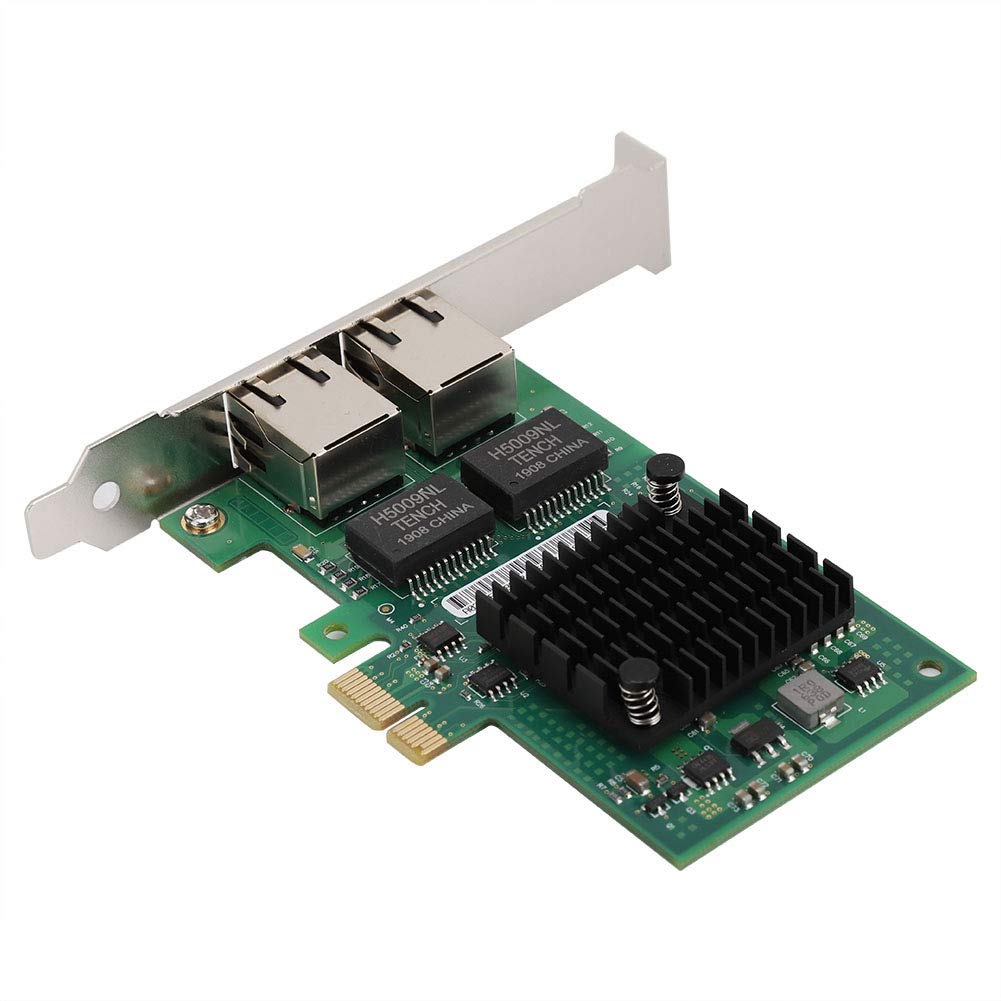 Gigabit Ethernet i350 T2 PCI E Dual Port Netzwerkkarte für Intel i350-AM2-Chip Express X4, X8, X16, Dual Port PCI Express 2.0,10/100/1000 Mbit/s