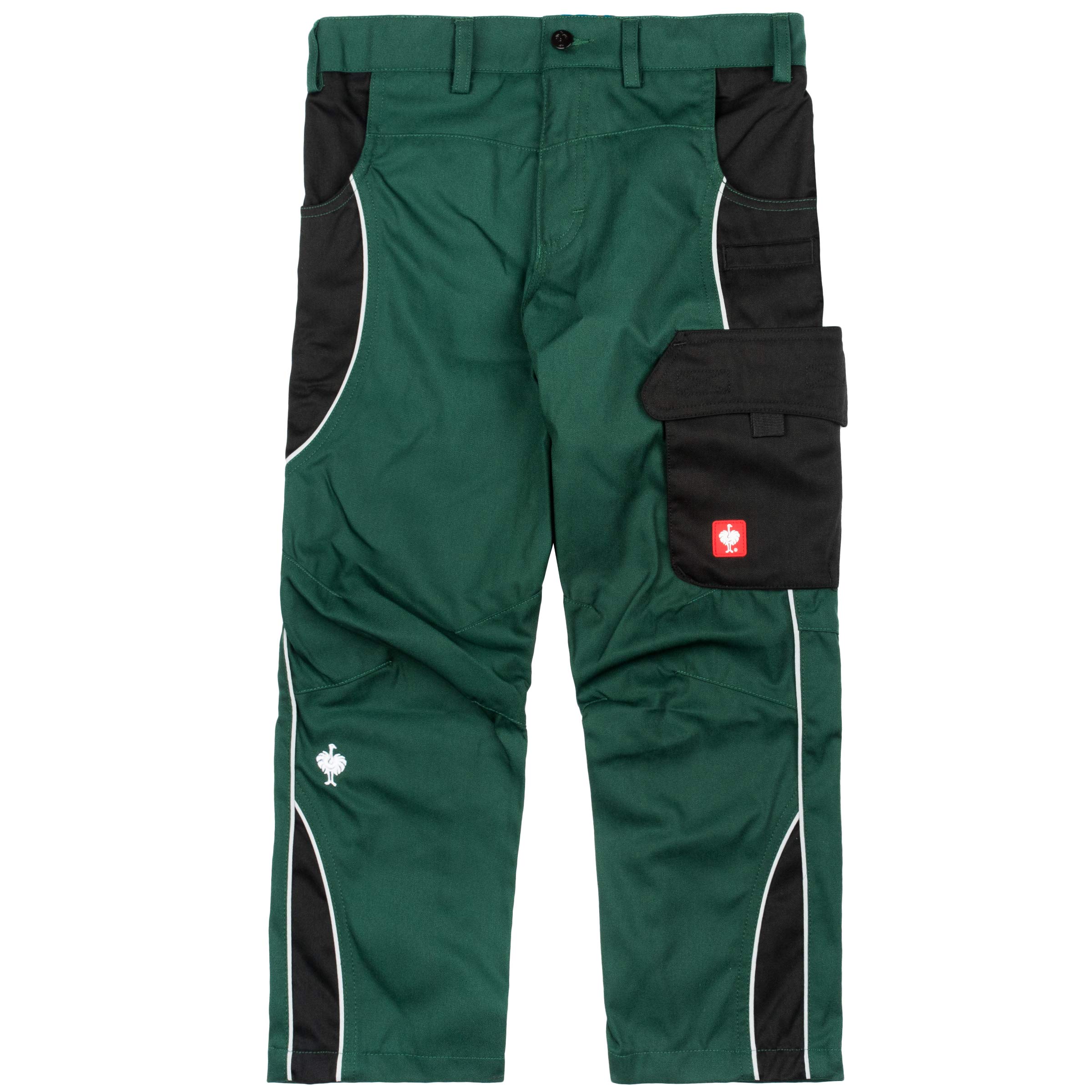 Engelbert Strauss E.S. Kinder Bundhose Hose e.s. Active (grün/schwarz, 134/140)