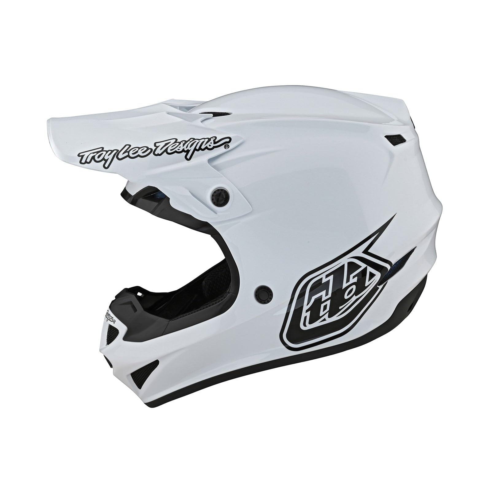 Troy Lee Designs Motocross-Helm SE4 Polyacrylite MIPS Weiß Gr. M