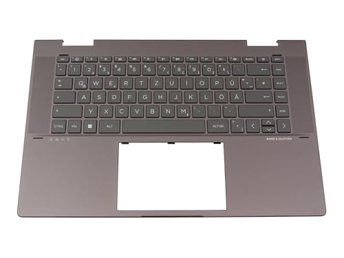 HP N47953-041 Original Tastatur inkl. Topcase DE (deutsch) schwarz/schwarz mit Backlight für Envy x360 15-fh0