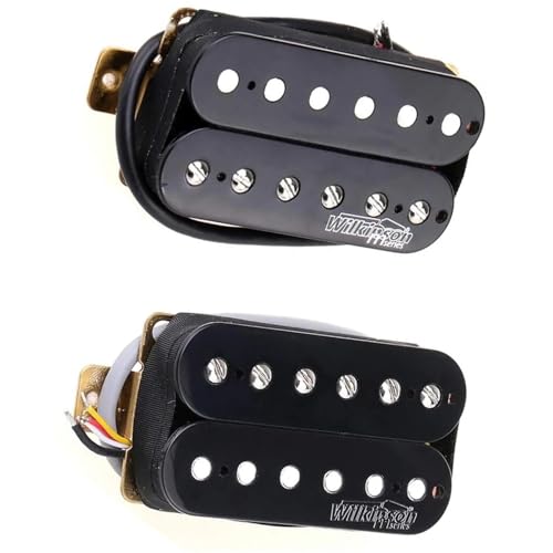 Gitarren-Tonabnehmer E-Gitarre Pickup Open Style Humbucker Pickups Set Für E-Gitarre (Color : Black)