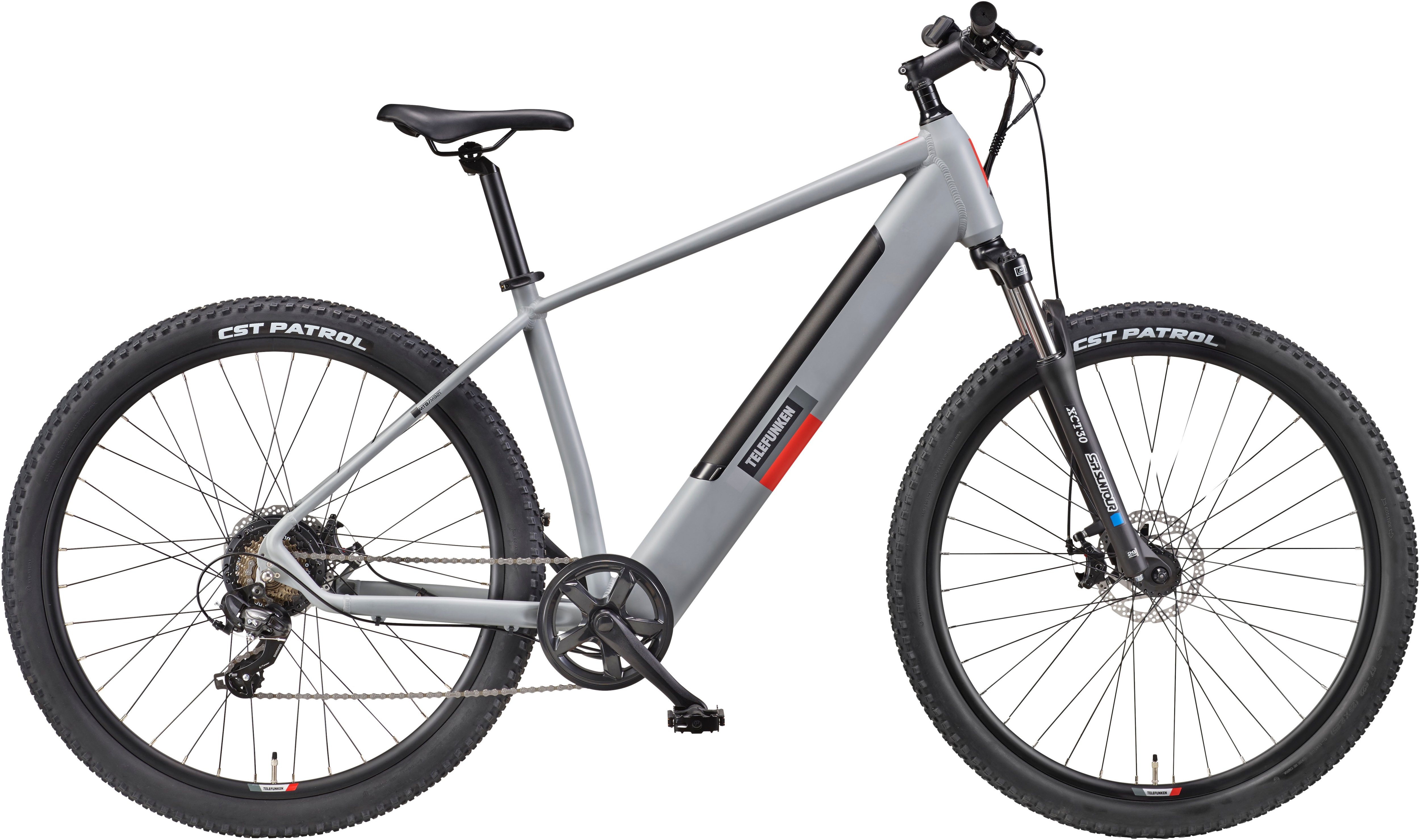 Telefunken E-Bike "Aufsteiger M921", 7 Gang, Shimano, Heckmotor 250 W, (29 Zoll, Scheibenbremsen), Pedelec, Elektrofahrrad für Herren u. Damen, MTB, Mountainbike