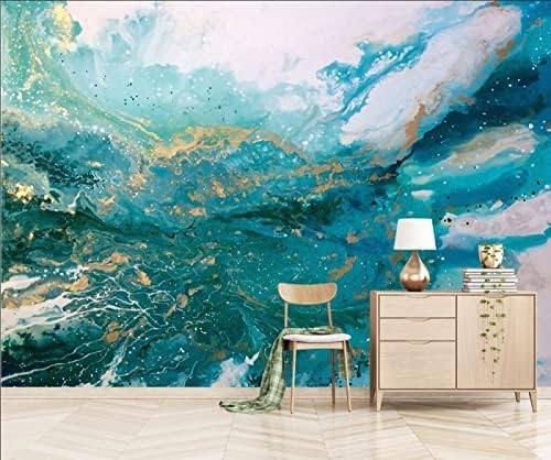 Abstrakt Blau Kunst Landschaft Tinte 3D Tapeten Wanddekoration Fototapete Sofas Wohnzimmer Wandbild Schlafzimmer-400cm×280cm