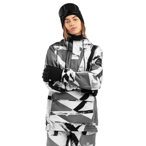 SIROKO - Snowboardjacke mit Kängurutasche für Damen W3-W Rush - M - Mehrfarbig