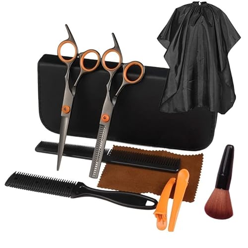 NEYENS Haarschere Friseur Schneiden Effilierschere Set Haarschneiden Salon Haarschere Heimgebrauch für Mann Frau (Farbe: 6.0 10set hc)