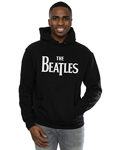 The Beatles Herren Drop T Logo Kapuzenpullover X-Large Schwarz