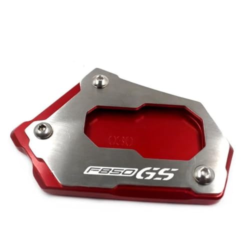 BOEYDSE88 Motorrad-Seitenständerpolster Motorrad CNC Kickstand Fuß Seitenständer Verlängerung Pad Stützplatte Vergrößern Für B&MW F850GS F750GS F850 F750 GS F 750 GS F 850(12)